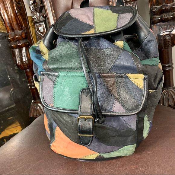 Handbags - 90s multicolor  leather bag